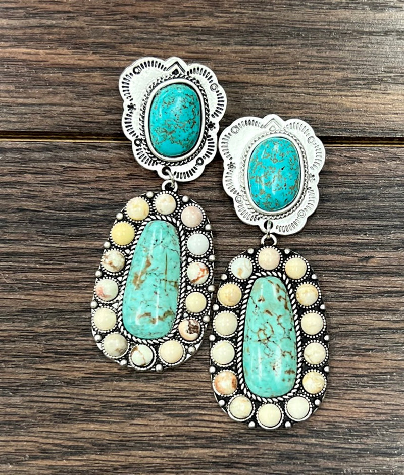 Navajo Turquoise Earrings