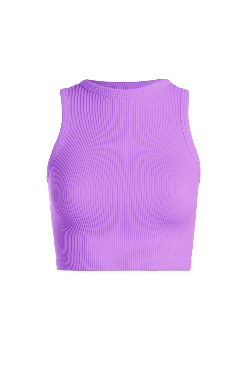 Thick rib crop tank (One Size - 4 colors)