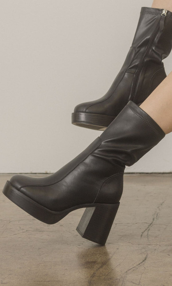 The Josephine - Platform Short Boots