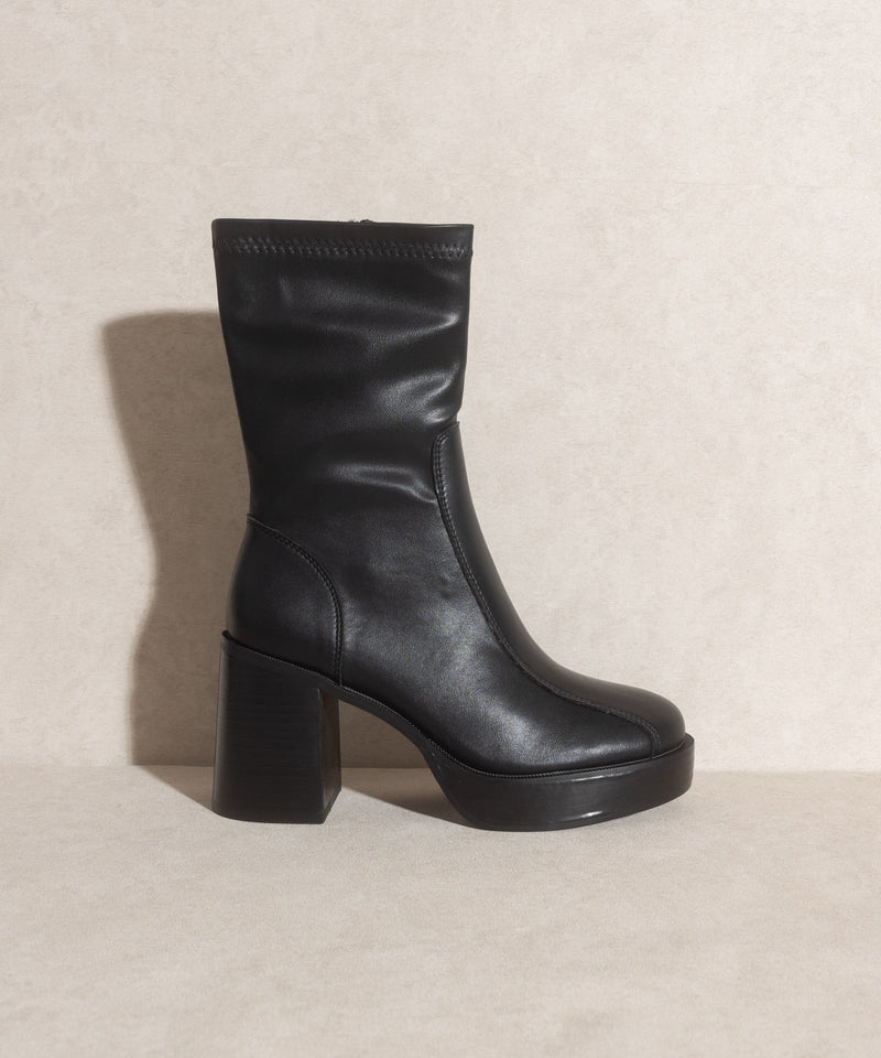 The Josephine - Platform Short Boots