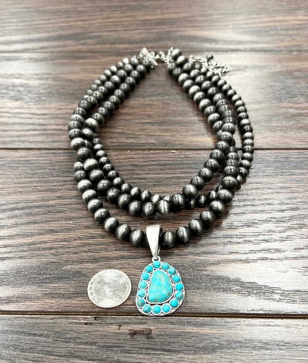 Navajo Bead, Turquoise Necklace