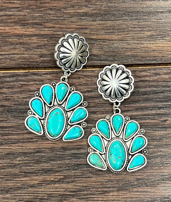 Turquoise Post Earrings