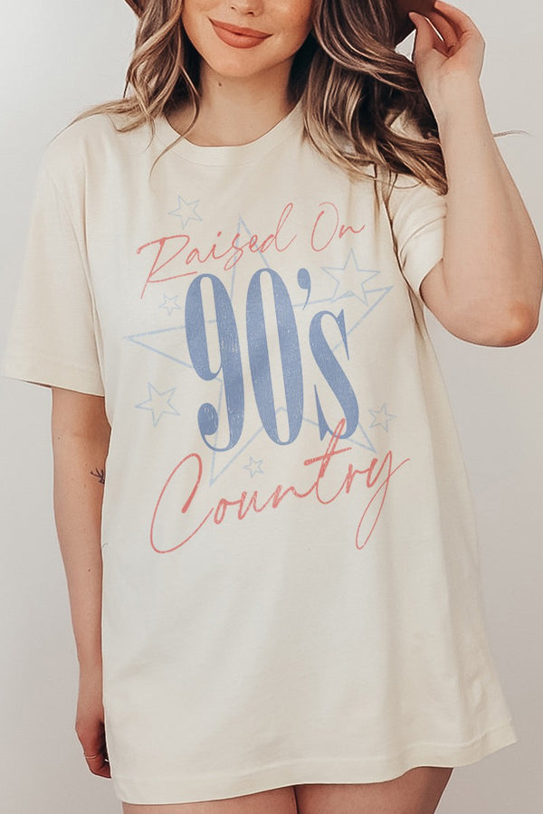 Raised On 90s - Oversized T-Shirt