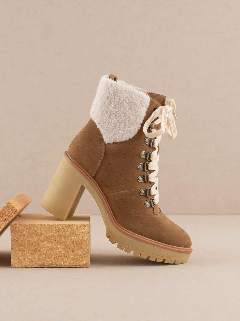 The Madilyn - Platform Shearling Boots