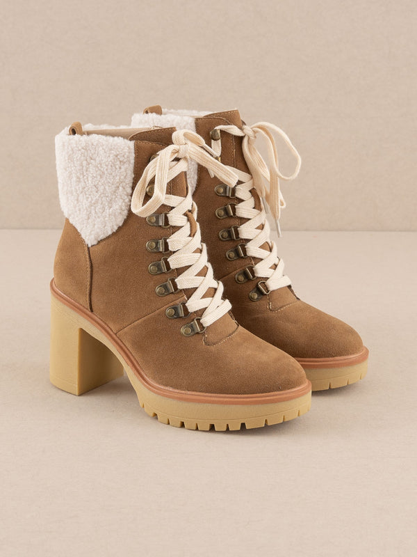 The Madilyn - Platform Shearling Boots