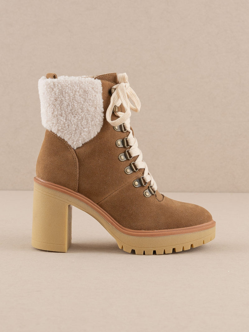 The Madilyn - Platform Shearling Boots