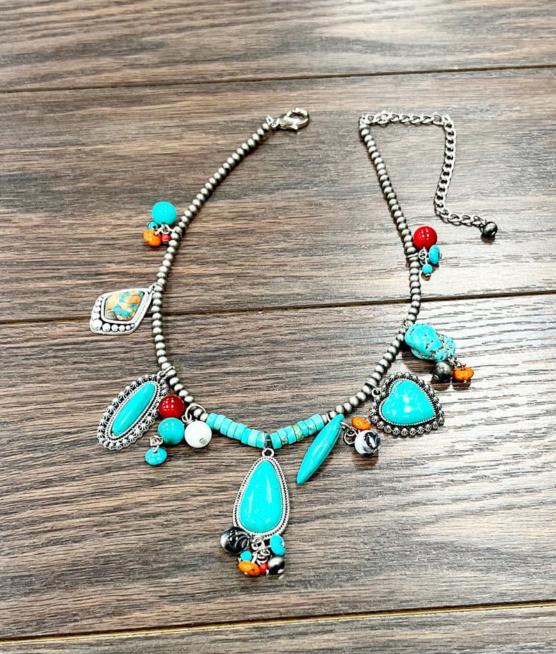 Handmade Gemstone Turquoise Necklace