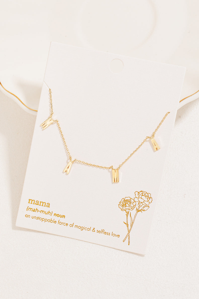 Mama Station Charms Chain Necklace