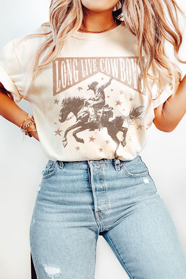 Long Live Cowboys Comfort Colors Tee