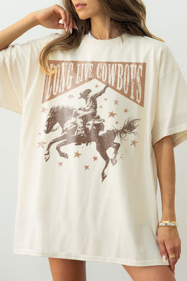 Long Live Cowboys Comfort Colors Tee