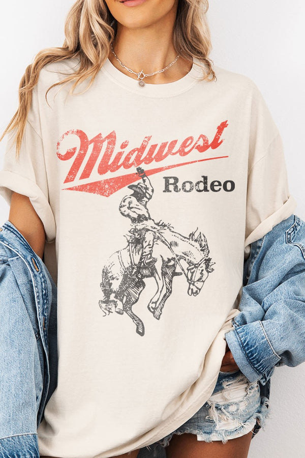 Midwest Rodeo Comfort Colors Tee in Ivory