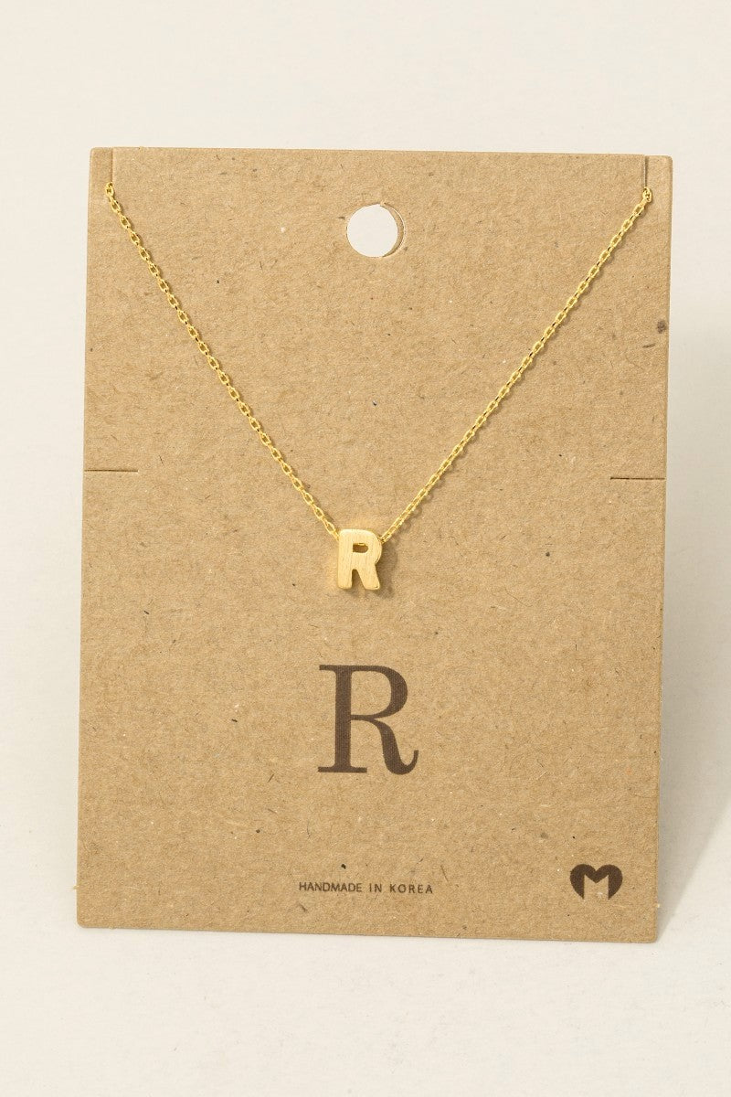 Initial Pendant Necklace