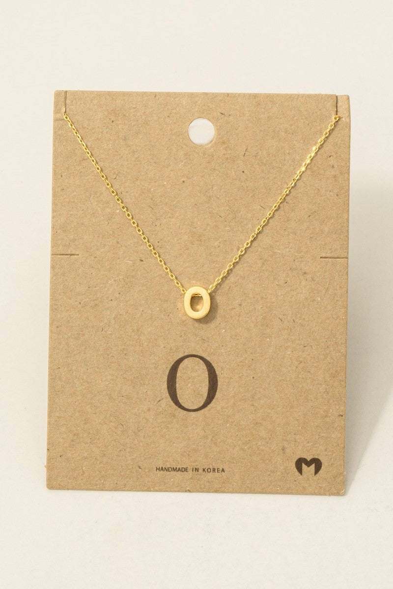 Initial Pendant Necklace