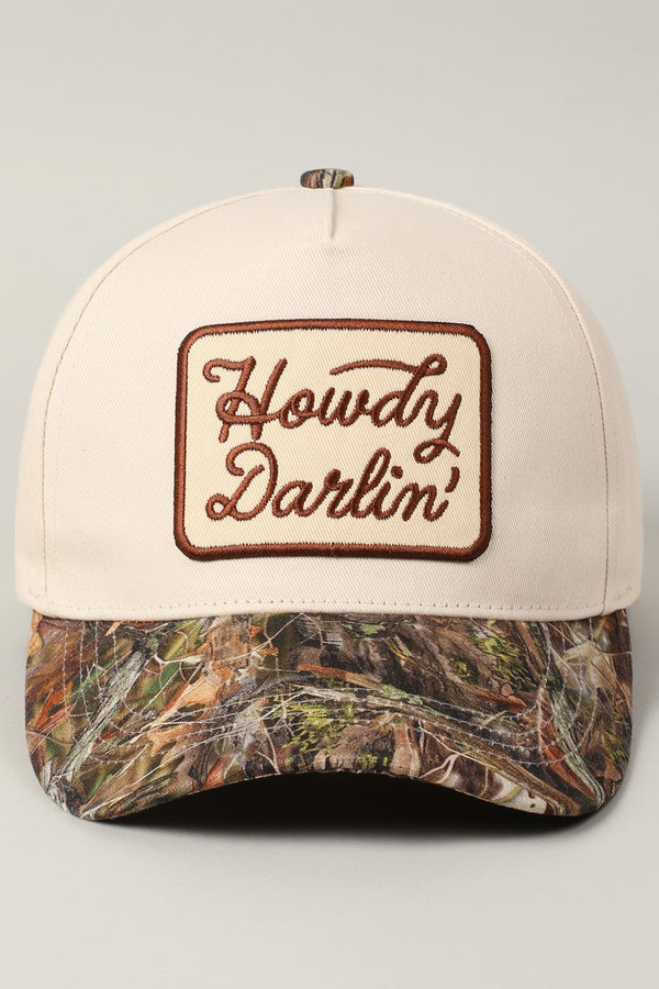RESTOCK - Howdy Darlin' Embroidery Trucker Hat (Copy)