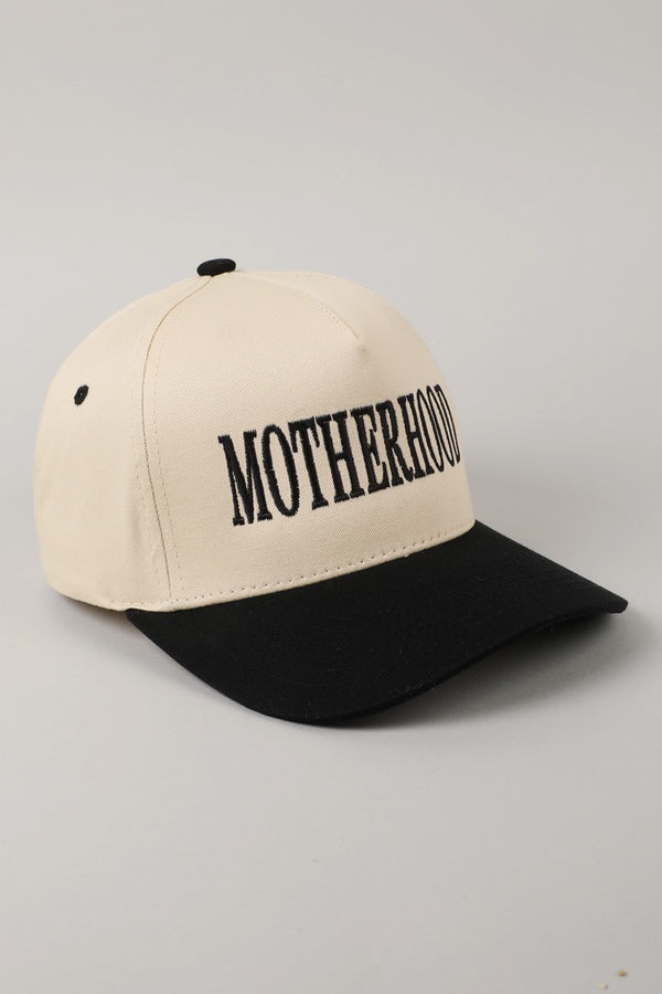 Motherhood Embroidered Two-tone Trucker Hat