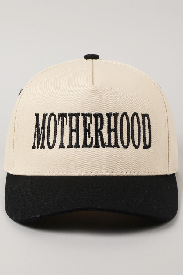 Motherhood Embroidered Two-tone Trucker Hat