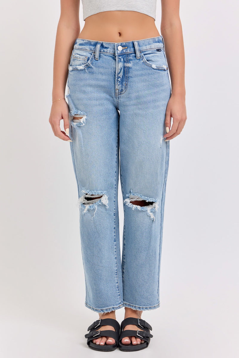 Cello Brand Mid Rise Baggy Dad Jean