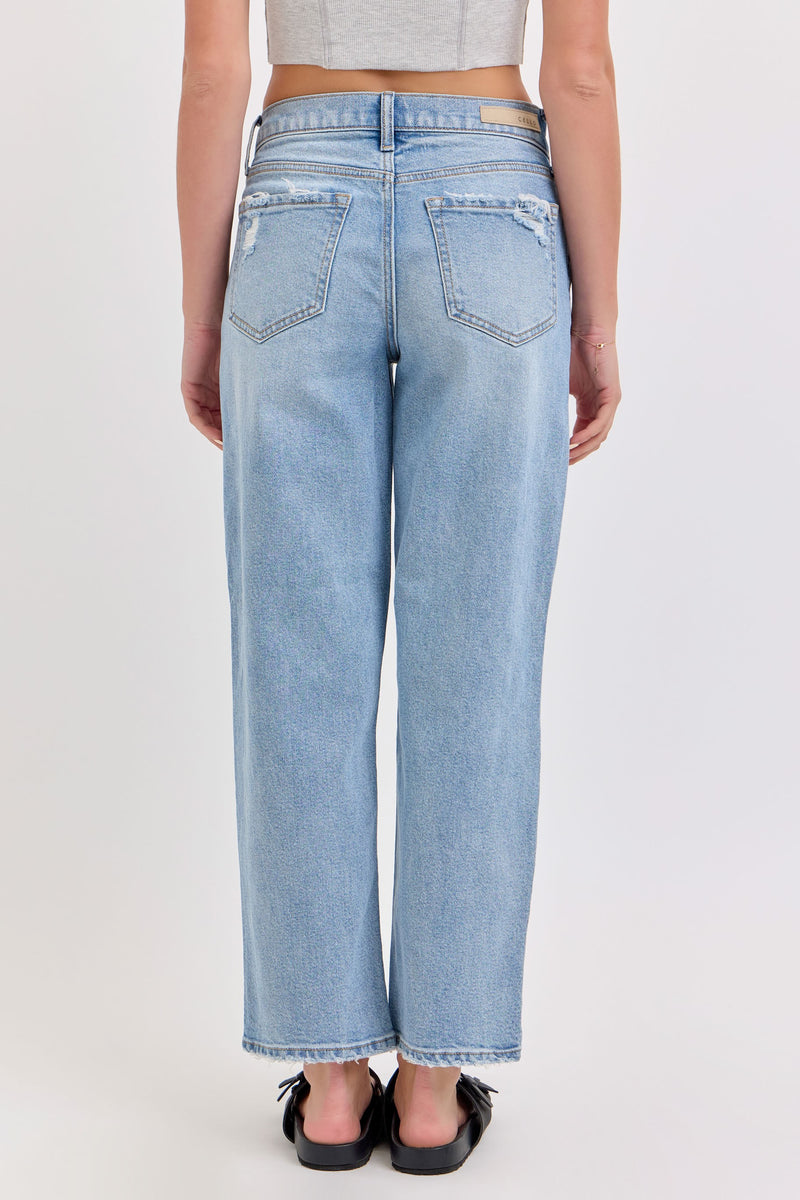 Cello Brand Mid Rise Baggy Dad Jean