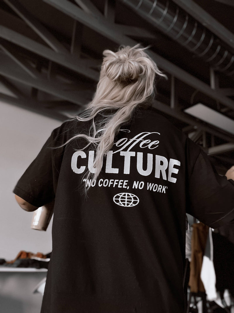 Coffee Culture Womens Graphic Tee - Black (S-XL)