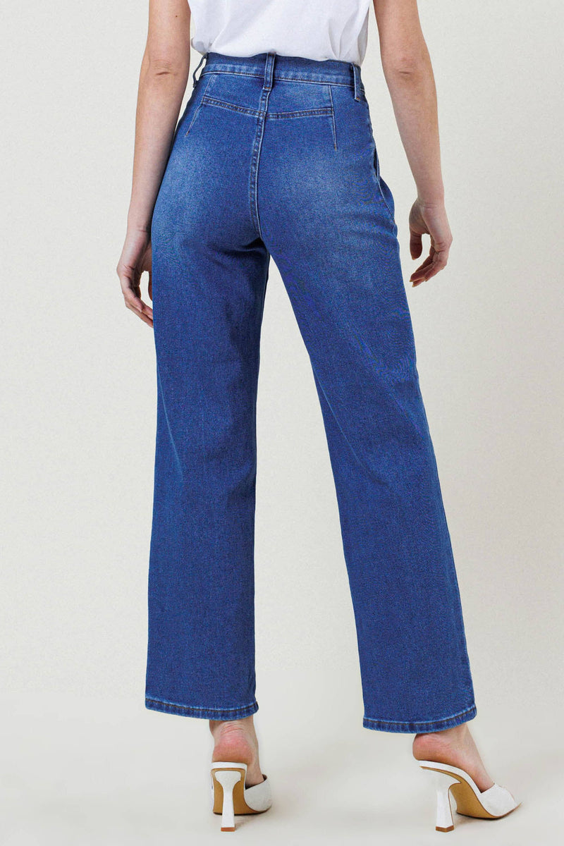 Retro Straight Jeans - Vibrant MIU