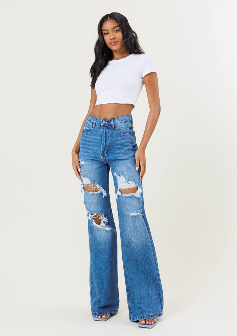 Euphoria Wide Jeans - Vibrant MIU