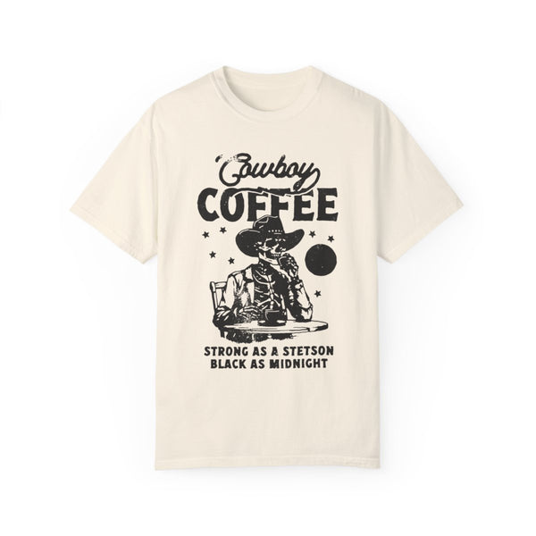 Cowboy Coffee Western Inspired Aesthetic Graphic T-Shirt (S-2XL)