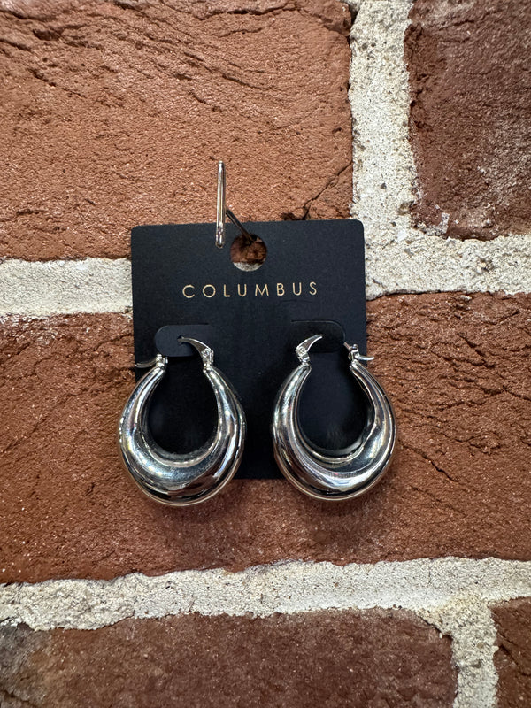 Silver Hoop Earrings
