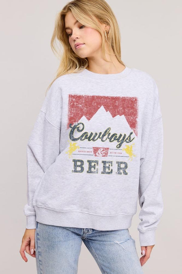 Cowboys & Beer Sweatshirt