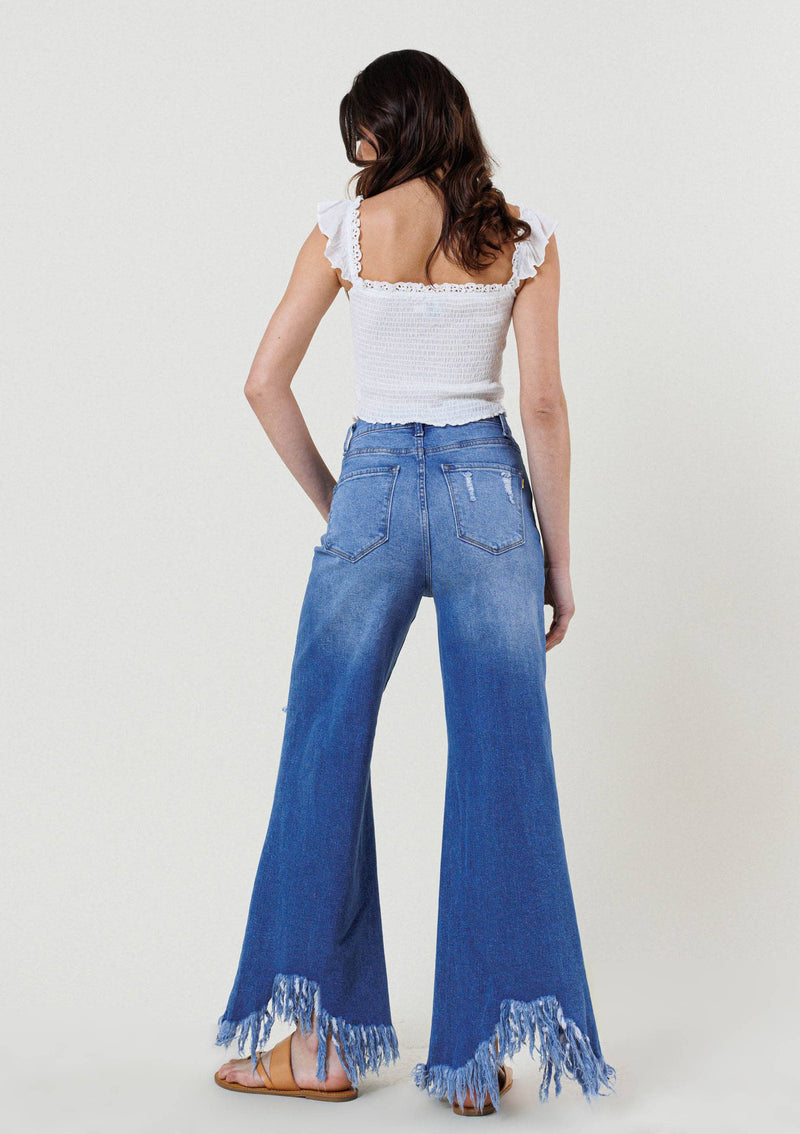 Want It Bad Flare Jeans - Vibrant MIU