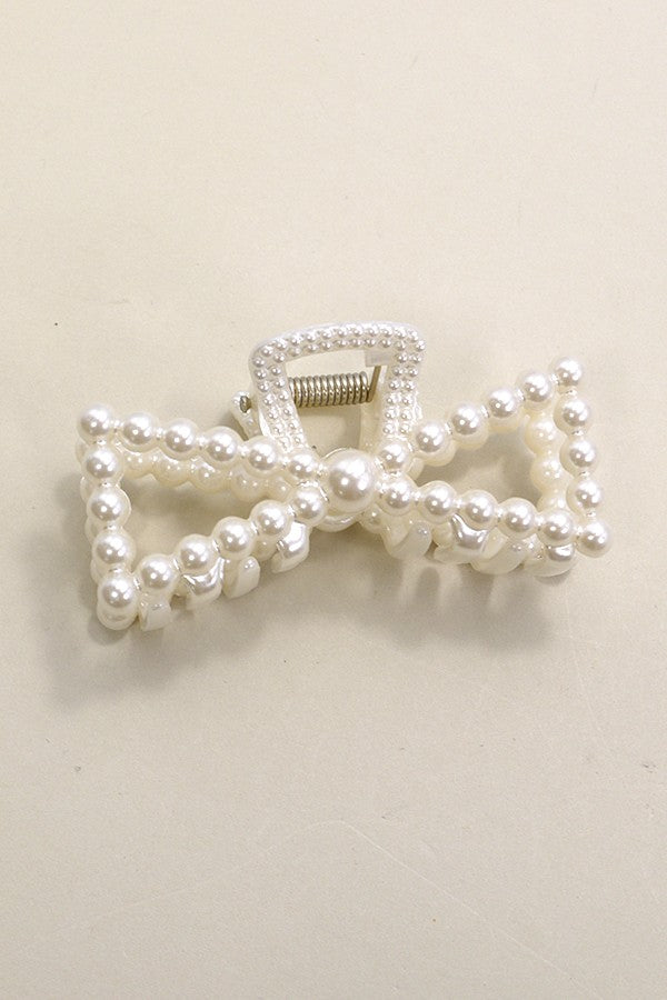 Pearl Hair Claw Clips