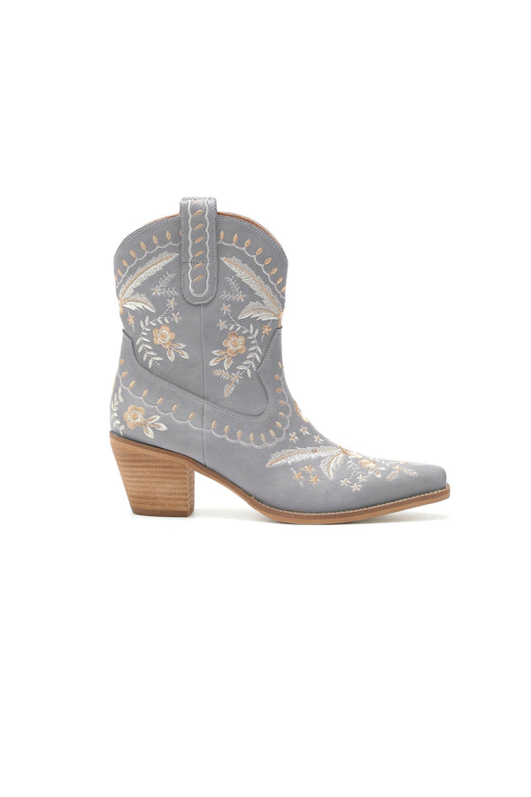 Corral Embroidered Boot in Smoke Grey - MiiM Brand