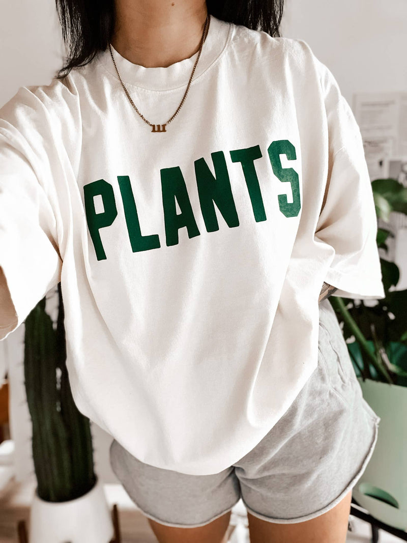 Plant Lady Plants Graphic Tee - Ivory (S-XL)