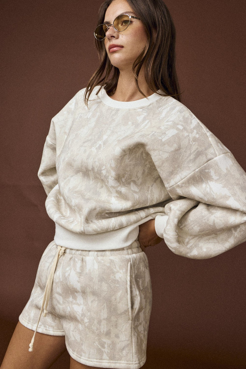 Woodland Camo Sweat Shorts (Bottom Only)