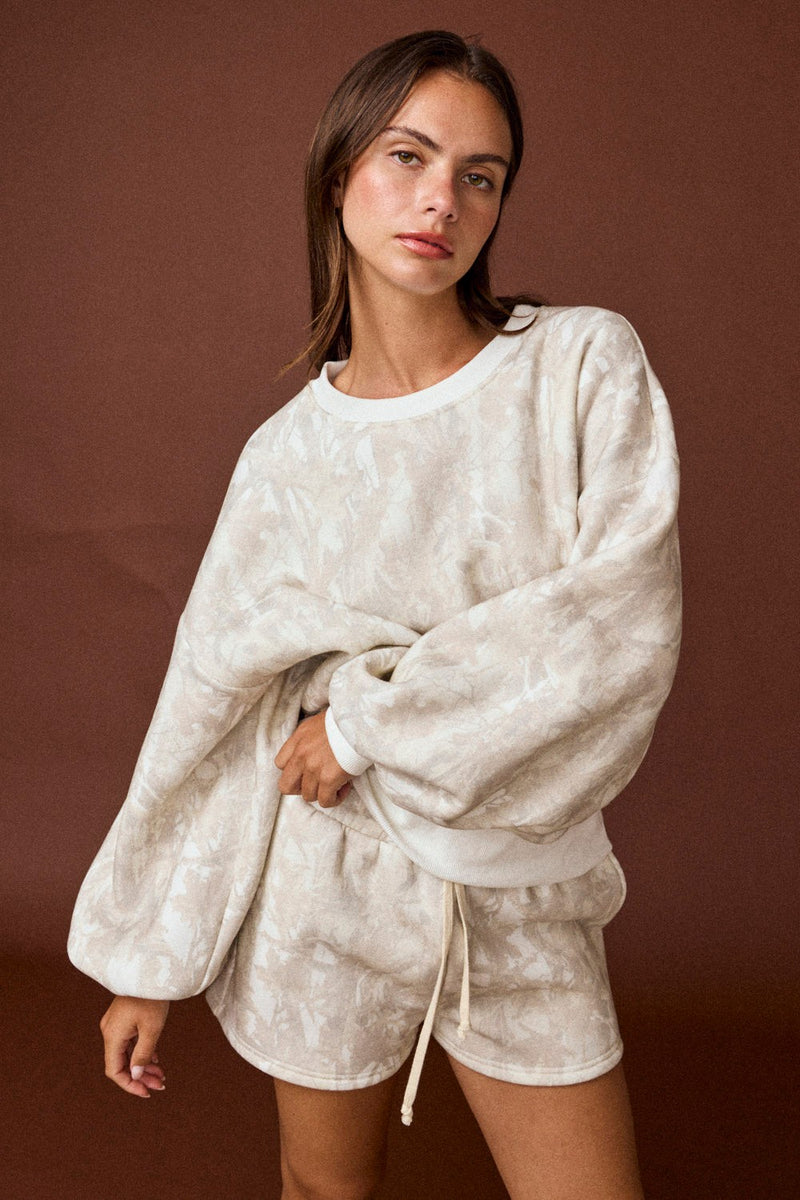 Woodland Camo Sweat Shorts (Bottom Only)