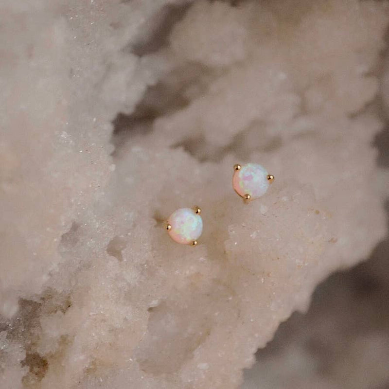 Posey Opal Studs - Gold Plated