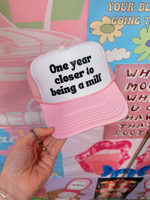 Milf Pink Trucker Hat