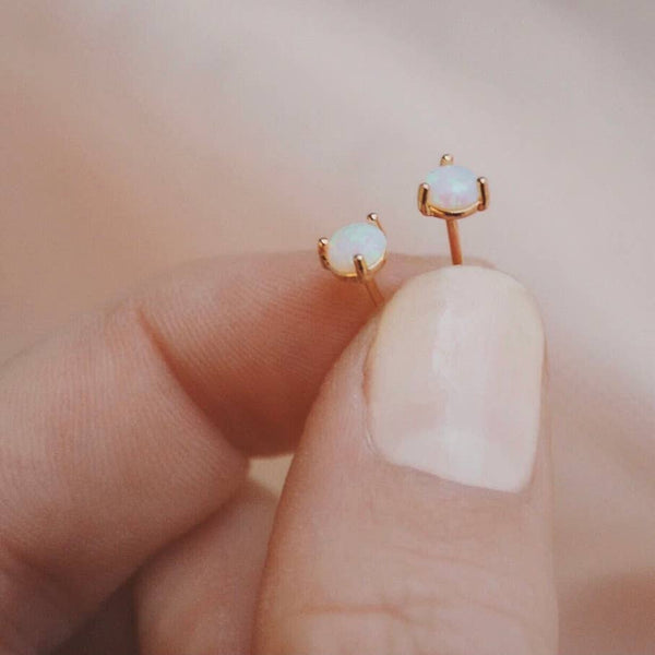 Posey Opal Studs - Gold Plated