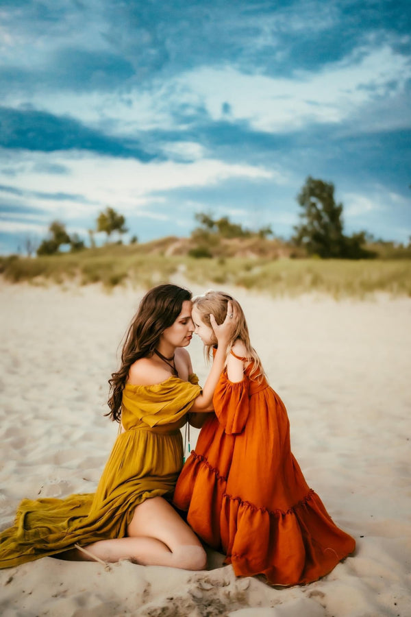 Always Yours Maxi Dress in Mustard Green